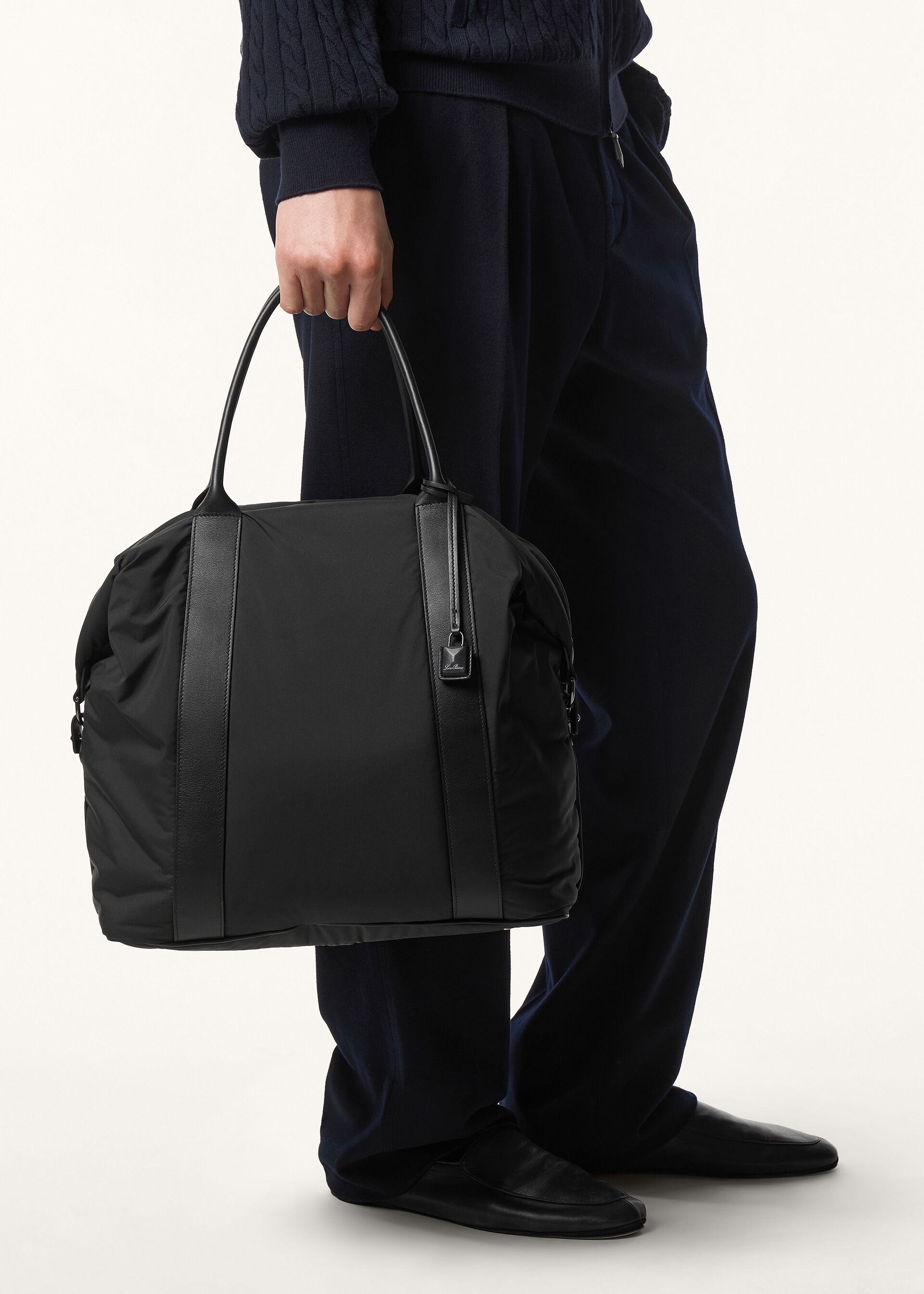 WIND DUFFLE NS WIND/ROUNDED LEATHER