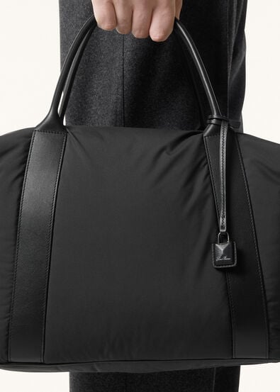 WIND DUFFLE MEDIUM WIND/ROUNDED LEATHER