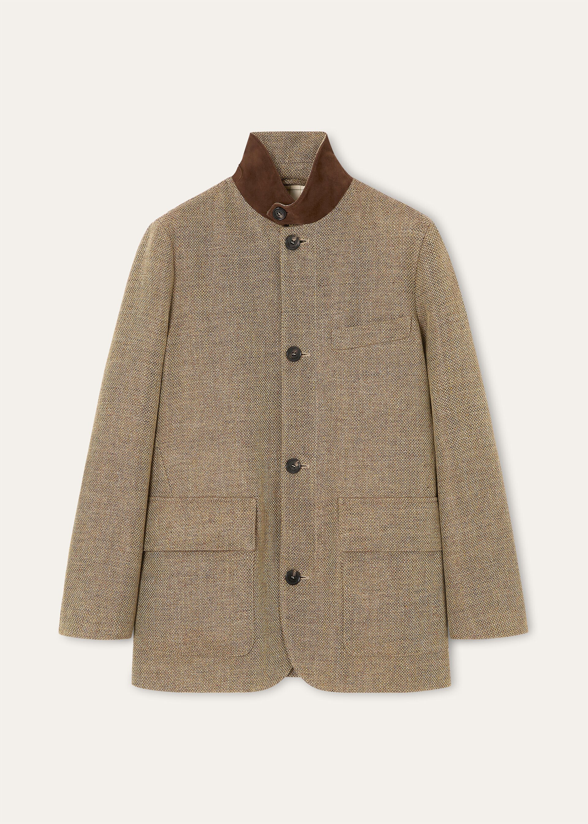 ROADSTER JACKET LINEN COTTON BROKEN TWILL