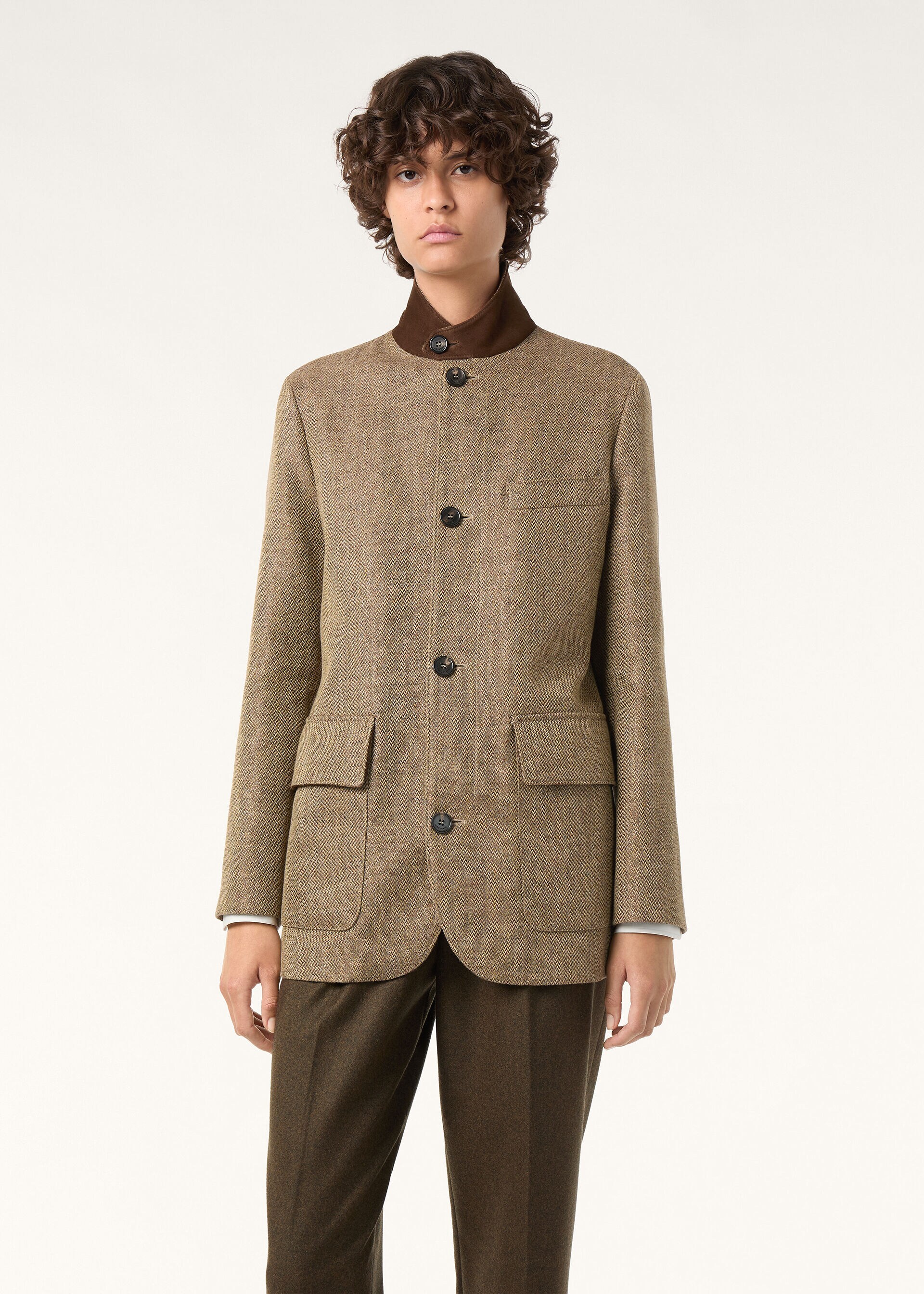 ROADSTER JACKET LINEN COTTON BROKEN TWILL