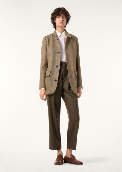 ROADSTER JACKET LINEN COTTON BROKEN TWILL