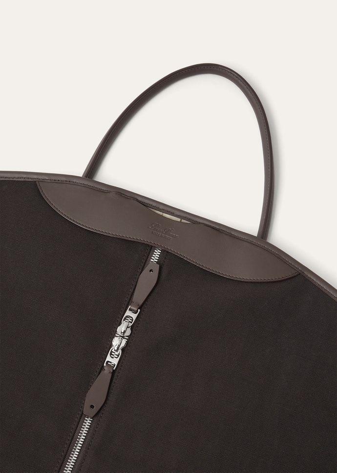 GUARDAROBA GARMENT BAG LINEN/ROUNDED LEATHER_FAQ3256_B5QL_NR_5