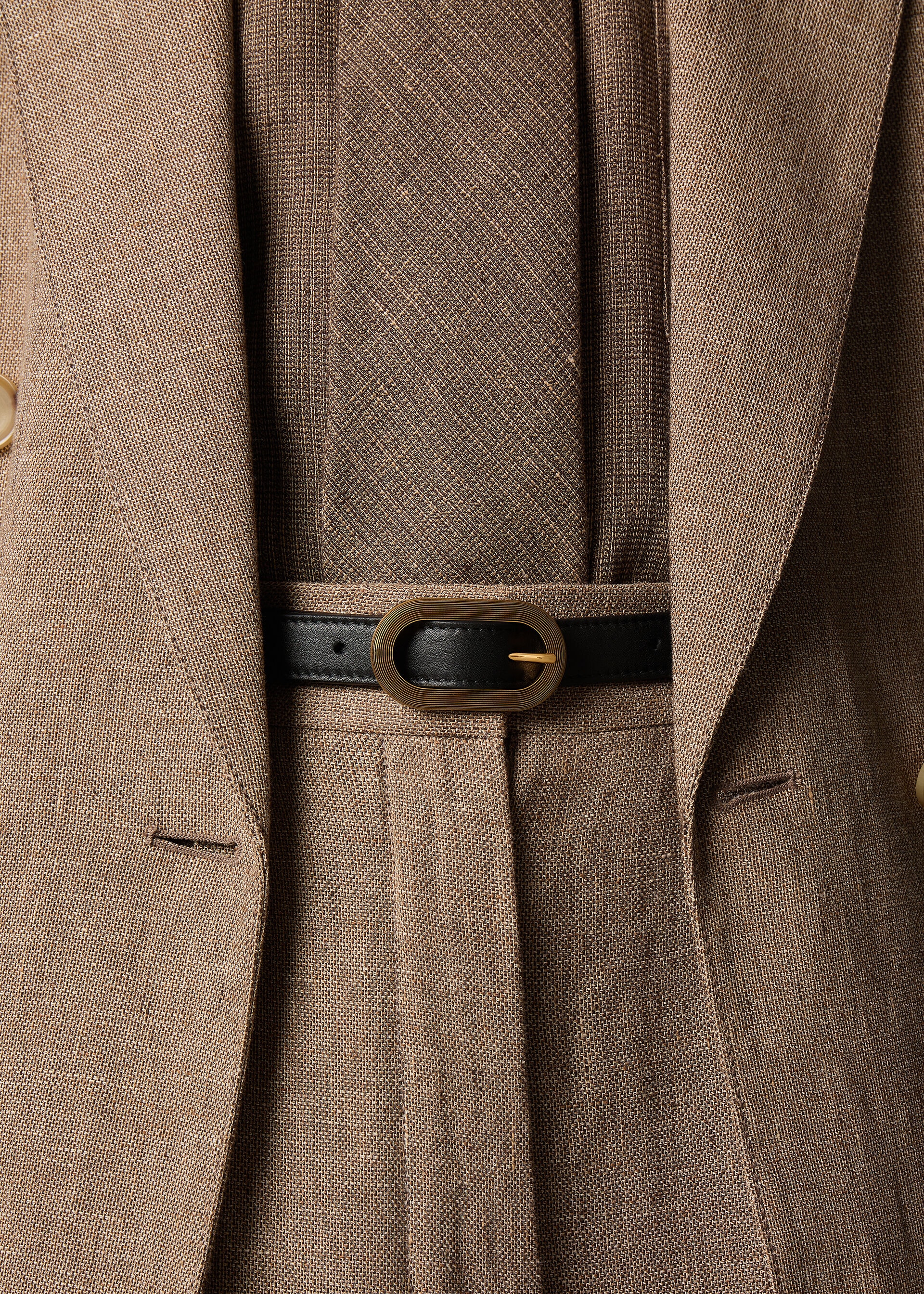 GUILLOCHE BUCKLE BELT 1.8 ROUNDED LTH