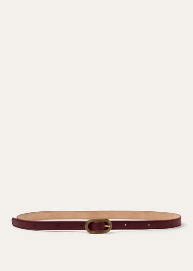 GUILLOCHE BUCKLE BELT 1.8 ROUNDED LTH