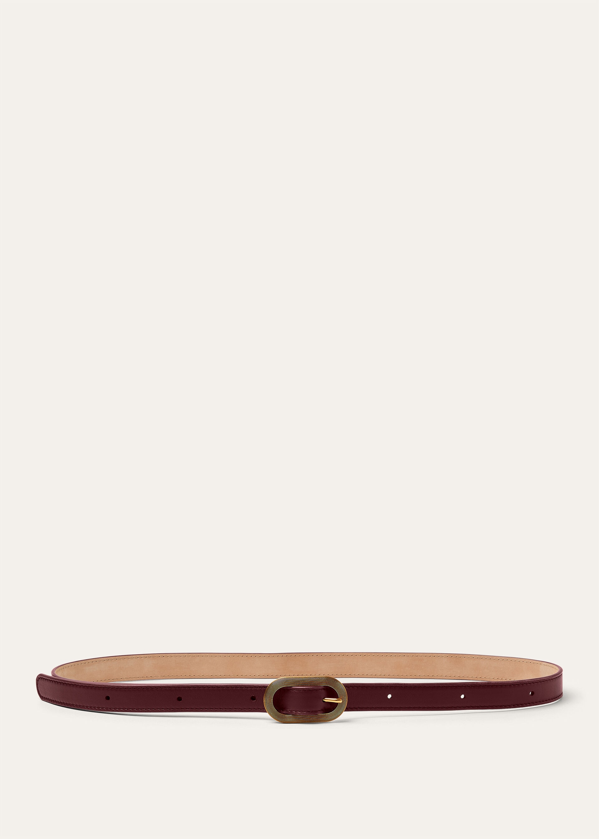 GUILLOCHE BUCKLE BELT 1.8 ROUNDED LTH