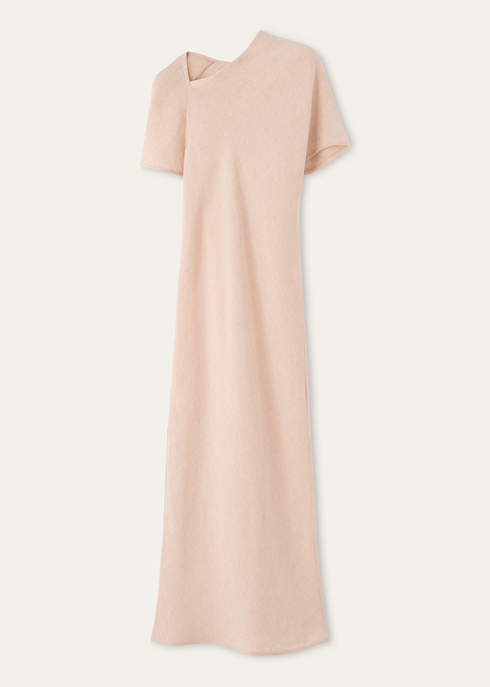 AINA DRESS SUMMER LINEN CREPE NATTE'_FAQ3274_30KR_1