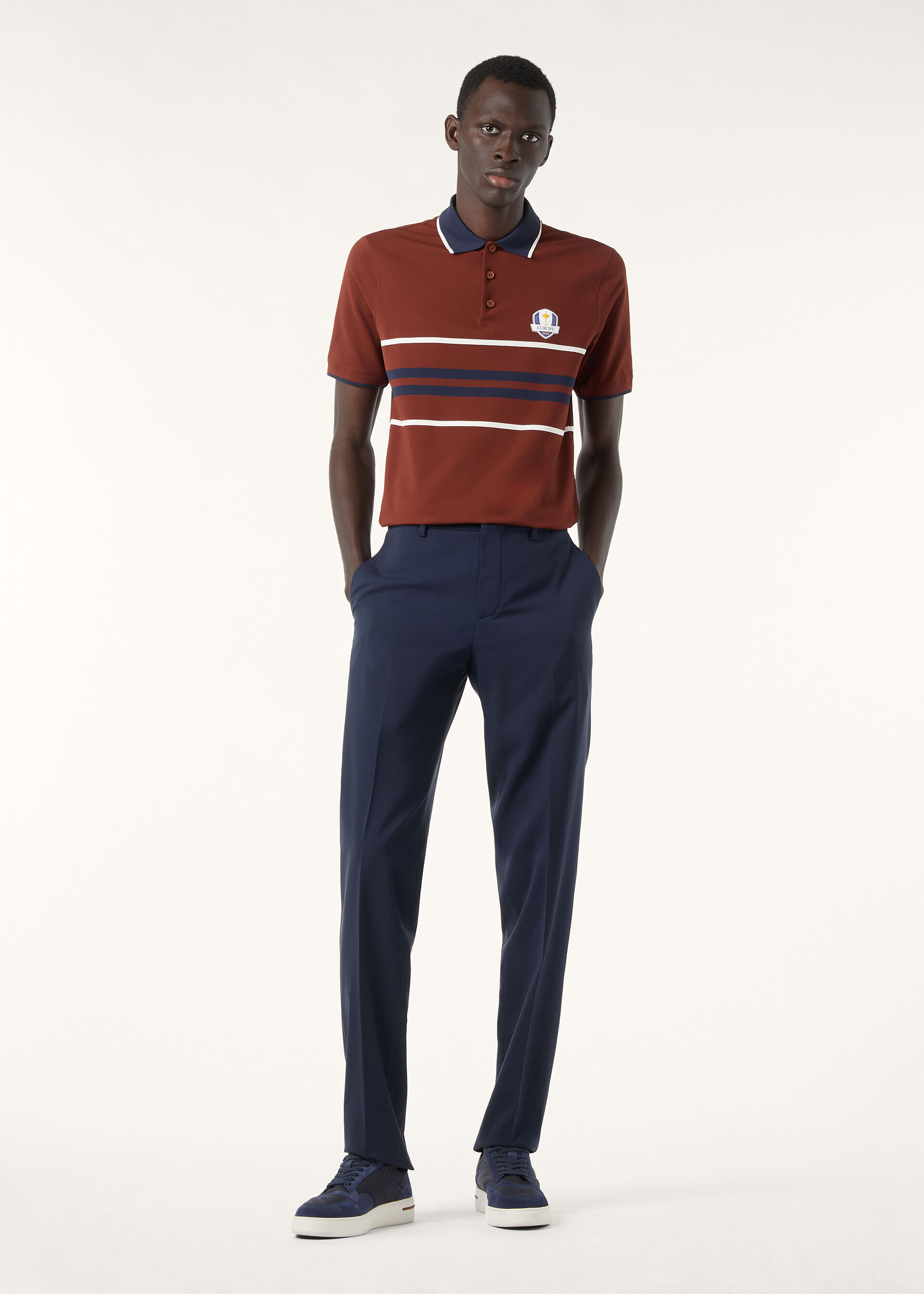 POLO RC REPLICA TECHNICAL PIQUE STRIPES