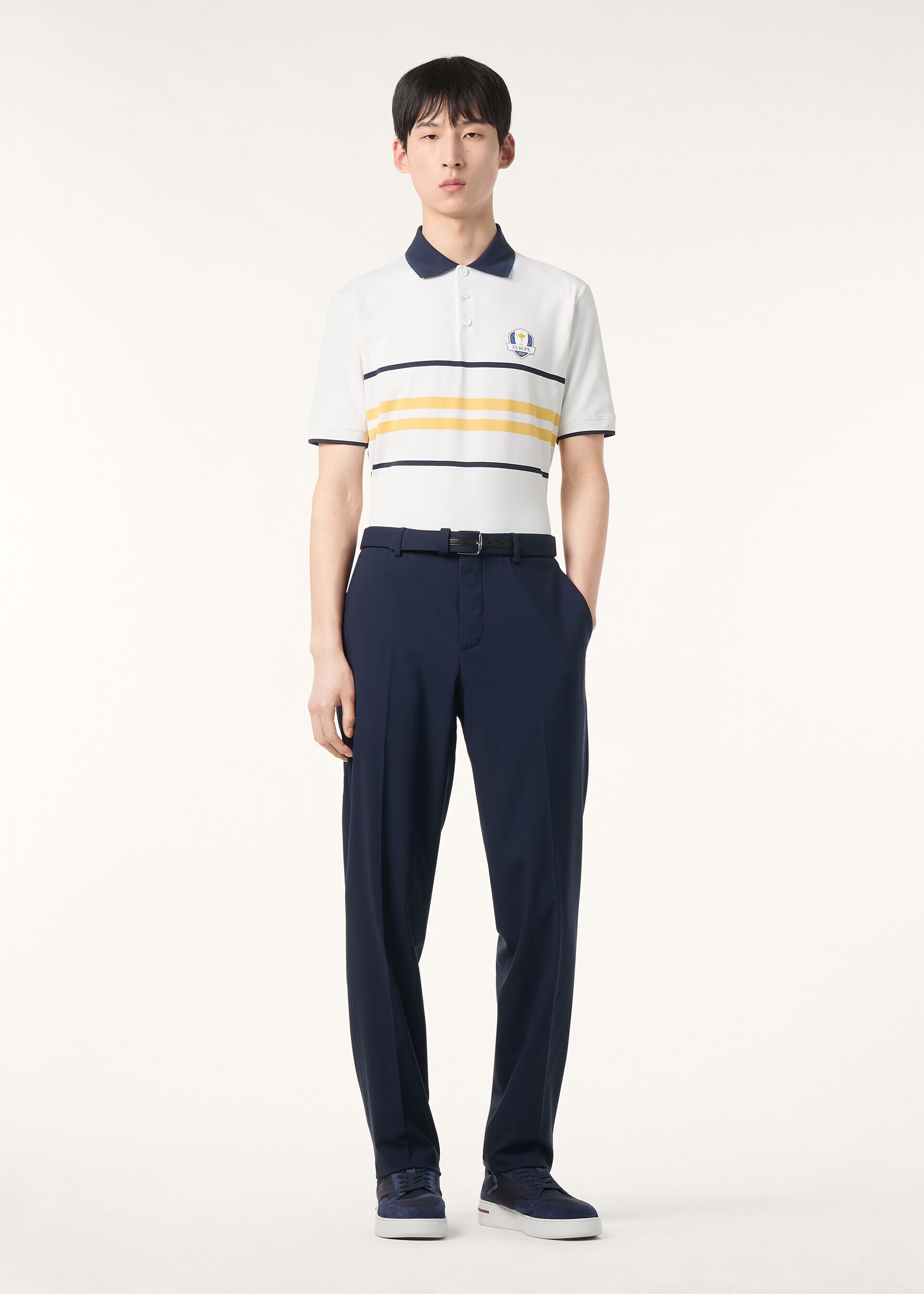 POLO RC REPLICA TECHNICAL PIQUE STRIPES