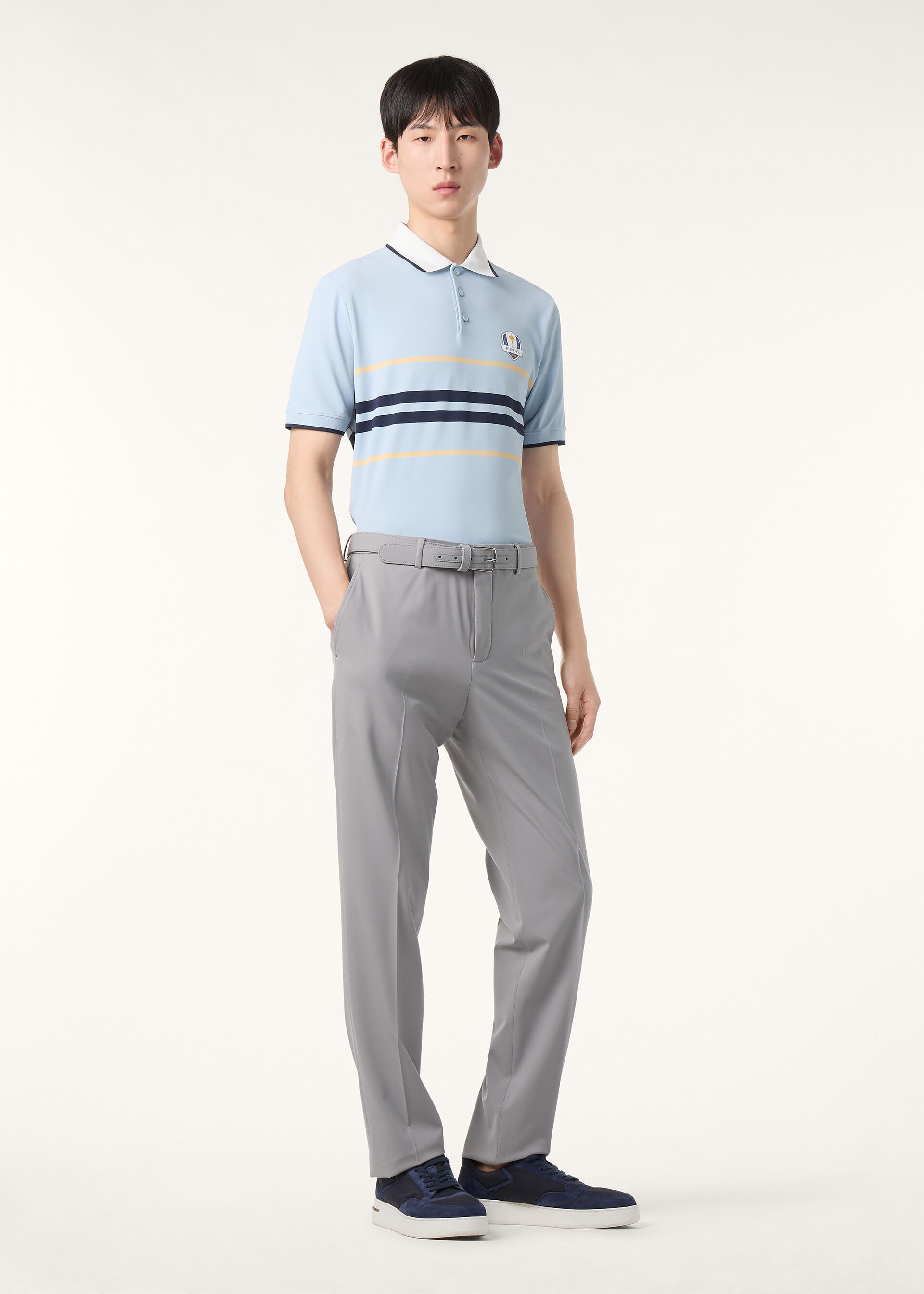 POLO RC REPLICA TECHNICAL PIQUE STRIPES