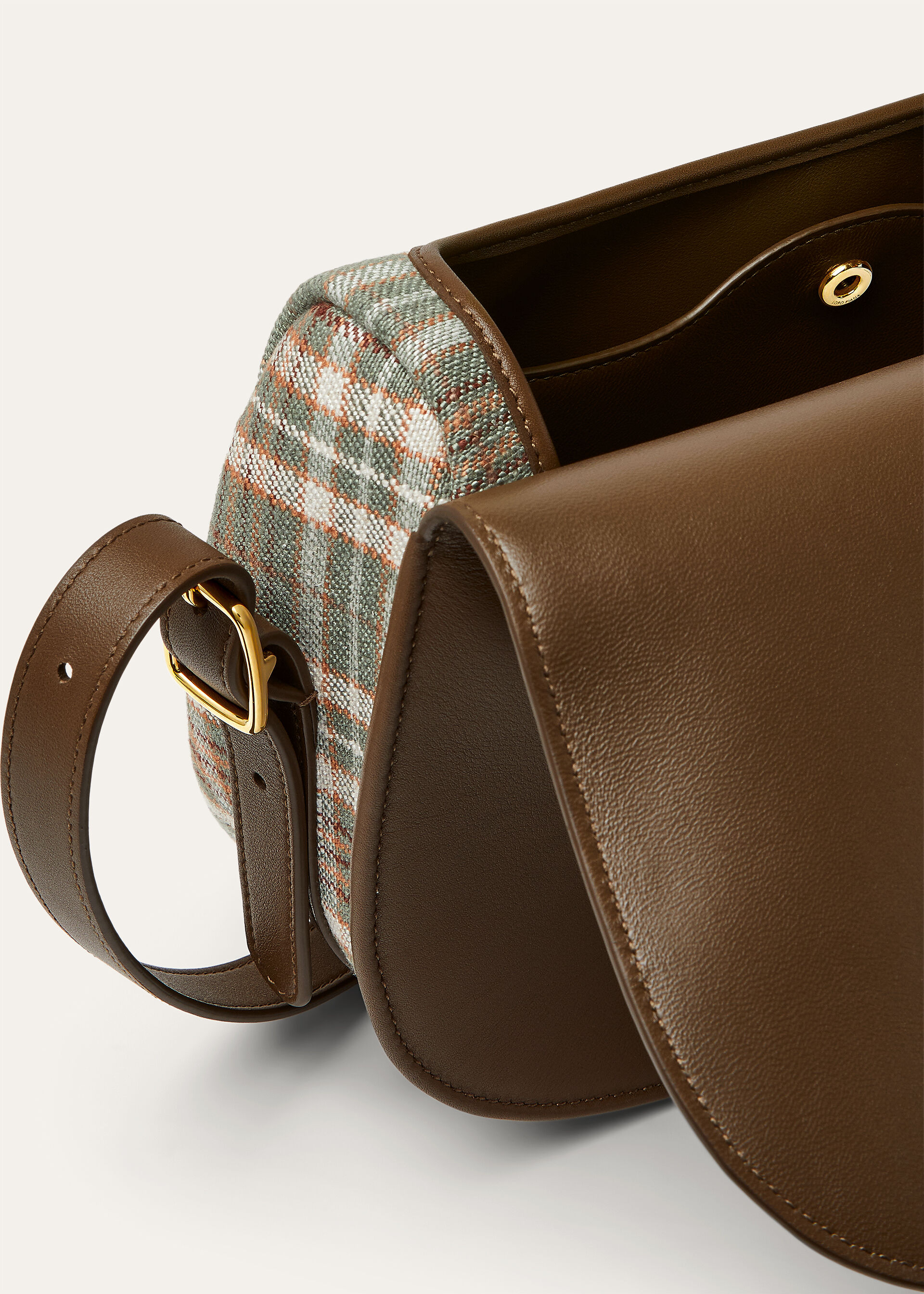 LINN BAG LP TARTAN/ROUNDED LEATHER