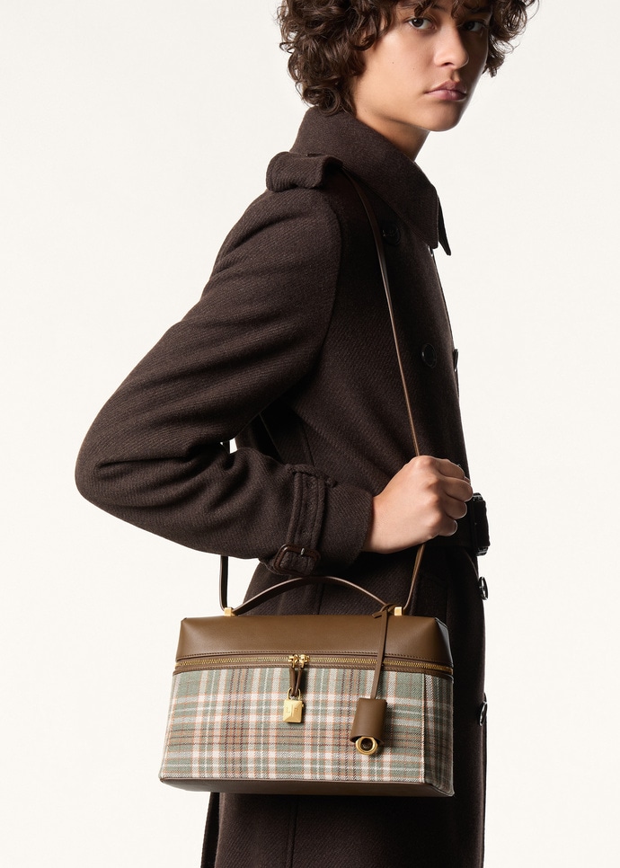 EXTRA BAG L27 LP TARTAN/ROUNDED LEATHER_FAQ3332_F7NQ_NR_2