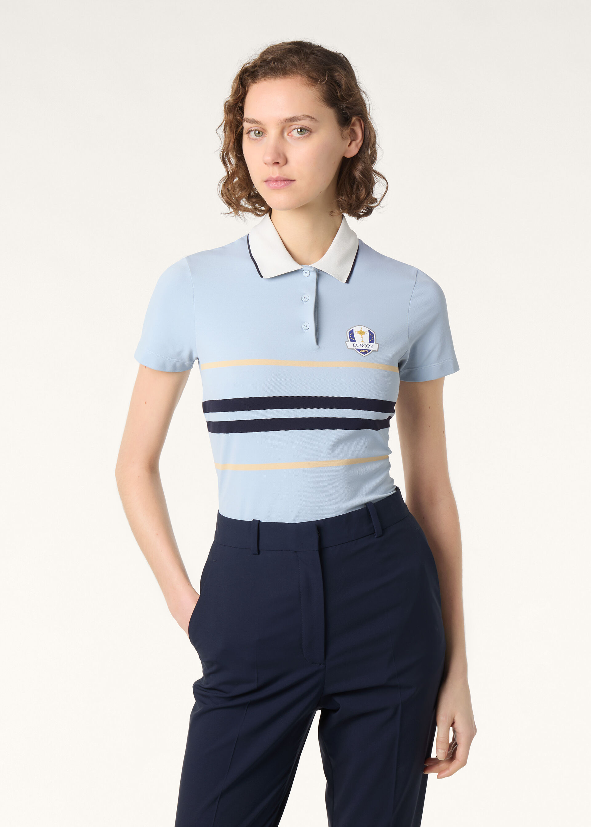 POLO RC REPLICA TECHNICAL PIQUE STRIPES
