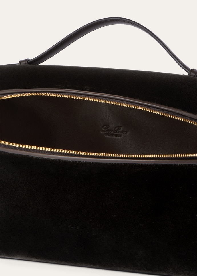 EXTRA POCKET L27 SILK VELVET/ROUNDED LEATHER_FAQ3704_B5OA_NR_5