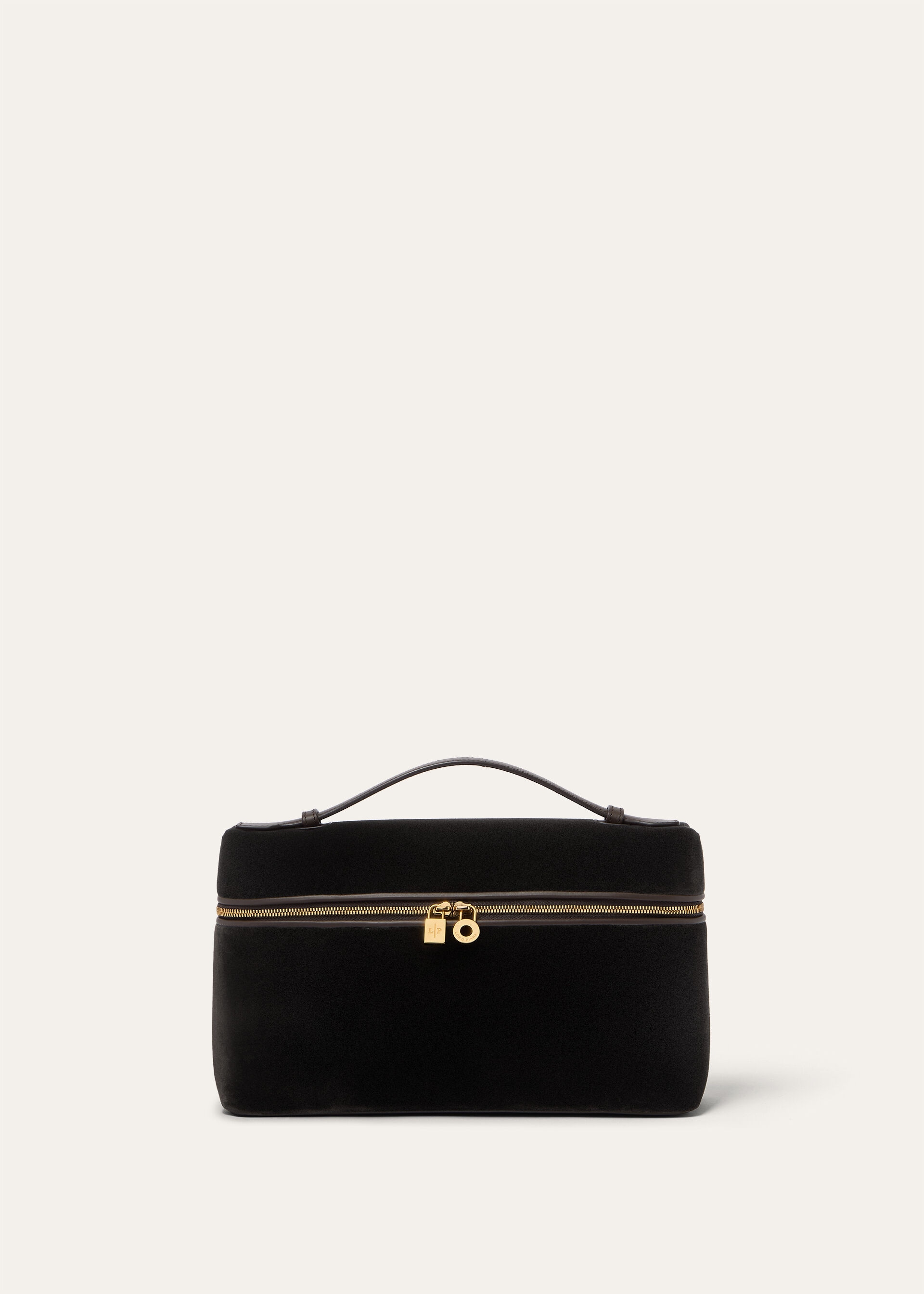 EXTRA POCKET L27 SILK VELVET/ROUNDED LEATHER