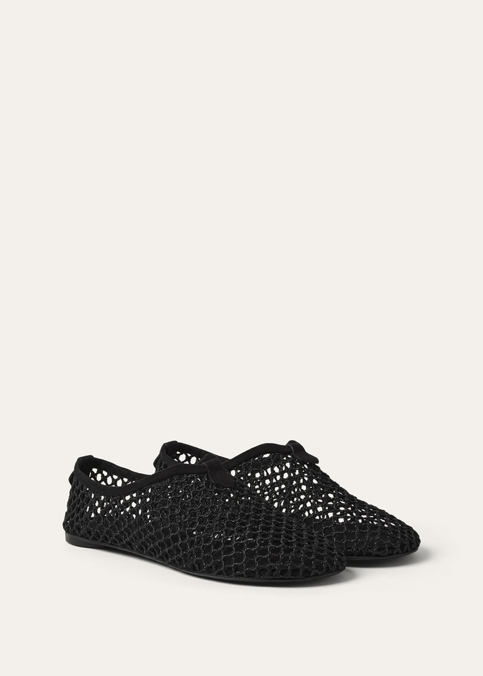 FLOATY FLAT LUREX MESH & VELVET SUEDE_FAQ3894_8000_3