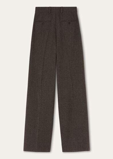 HUBERT TROUSERS CHEVIOT WISH CASH