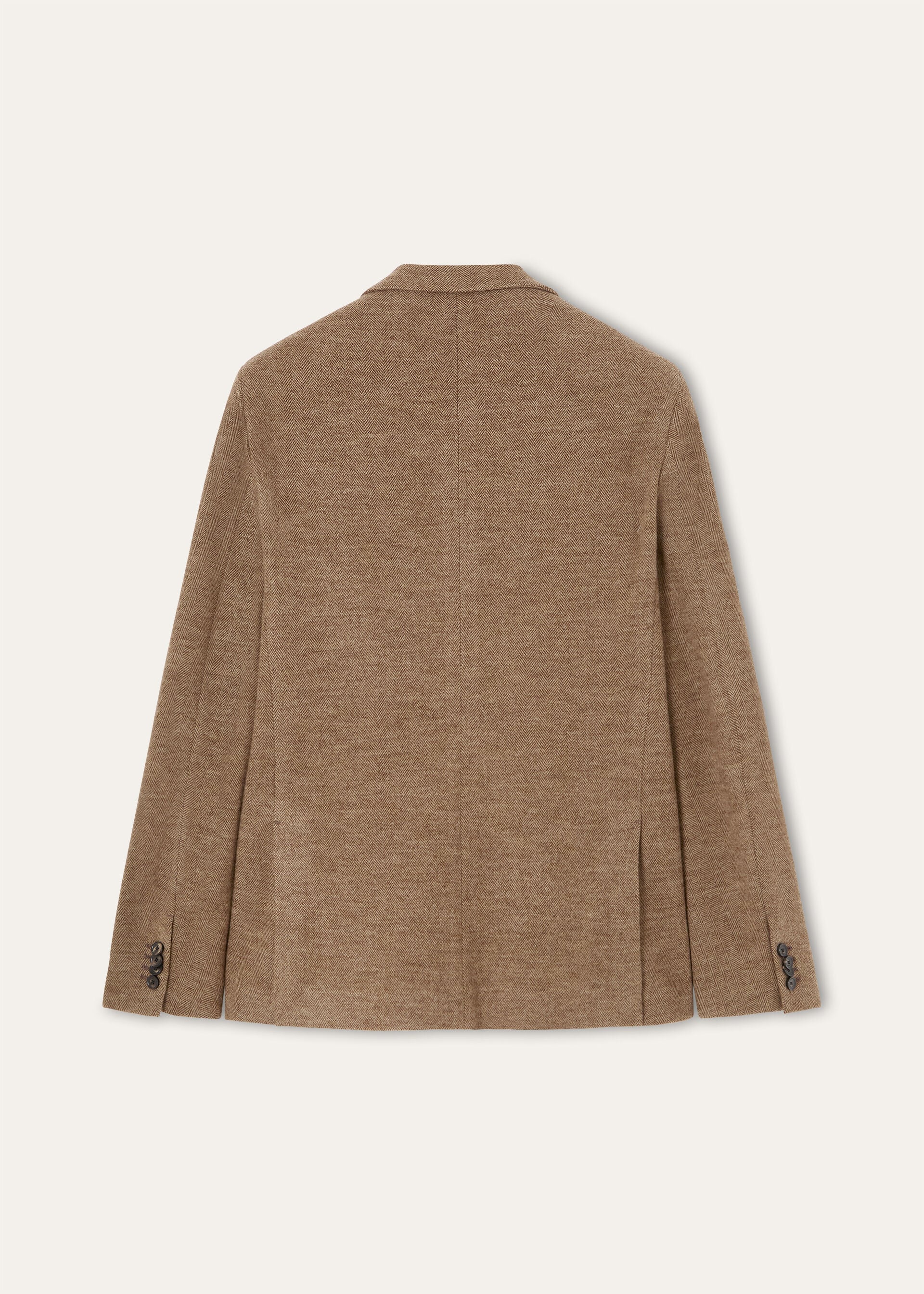 TORINO NOTCH SB  JACKET JERSEY WOOL CHEVRON