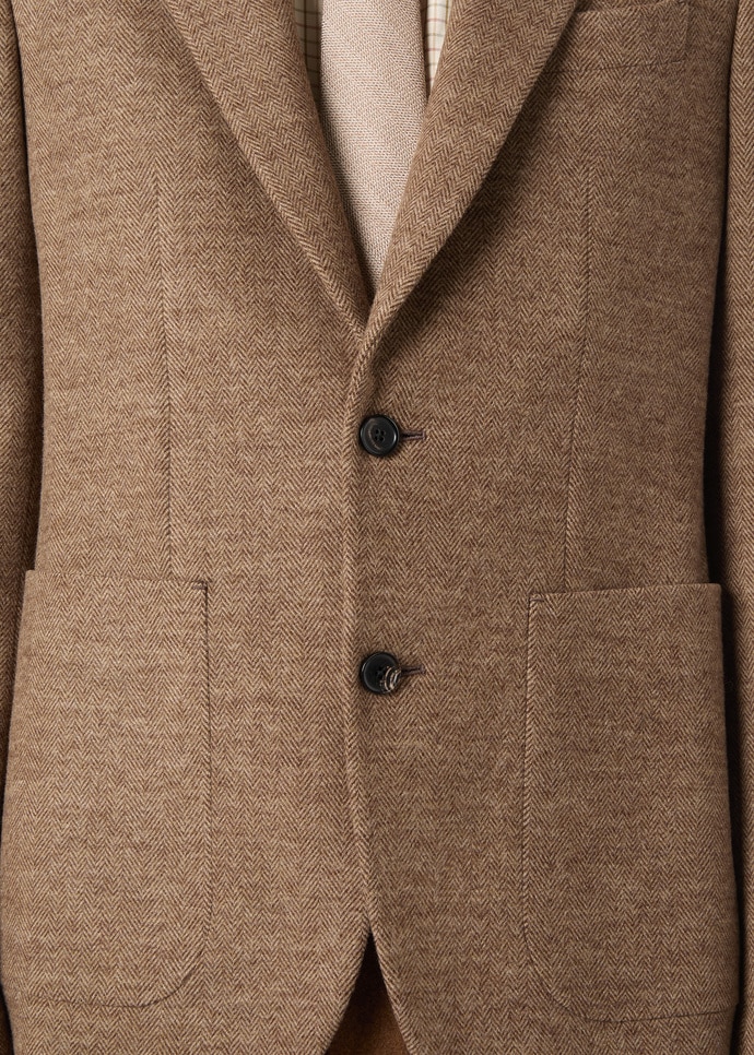 TORINO NOTCH SB  JACKET JERSEY WOOL CHEVRON_FAQ4024_F7BF_2