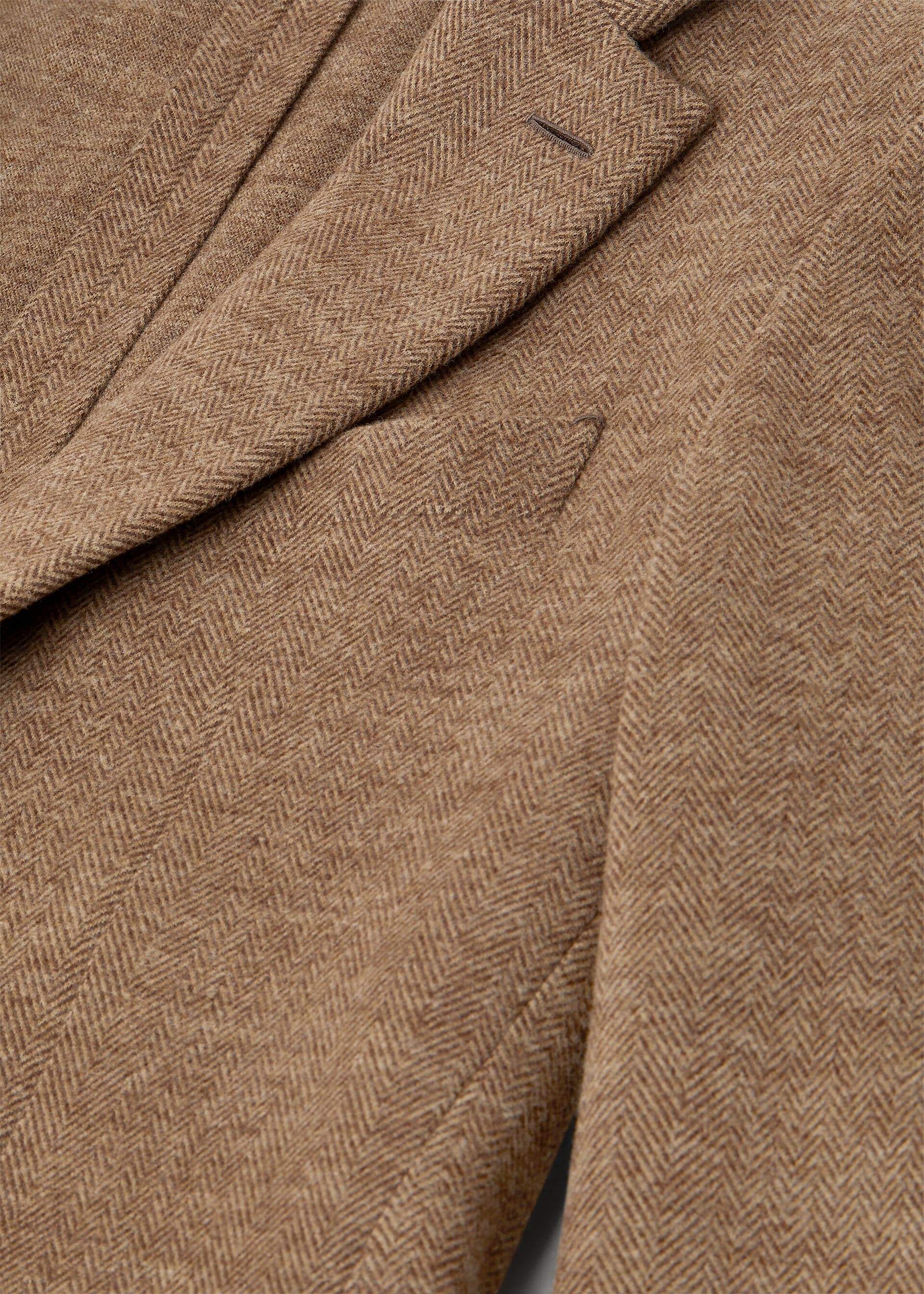 TORINO NOTCH SB  JACKET JERSEY WOOL CHEVRON