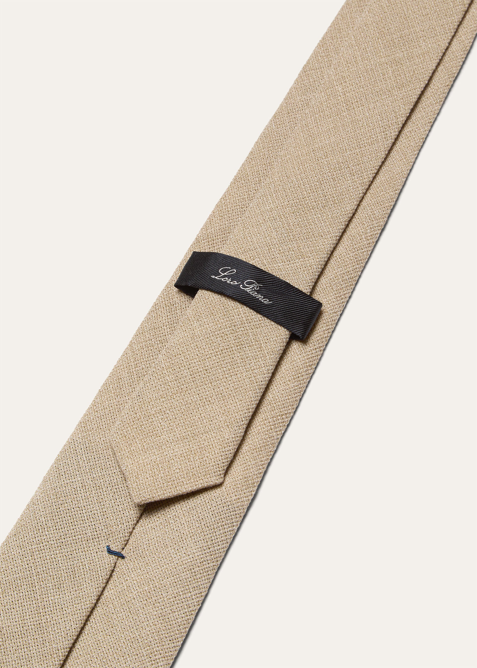 YALE TIE 8 HOPSACK WOOL