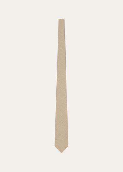 YALE TIE 8 HOPSACK WOOL