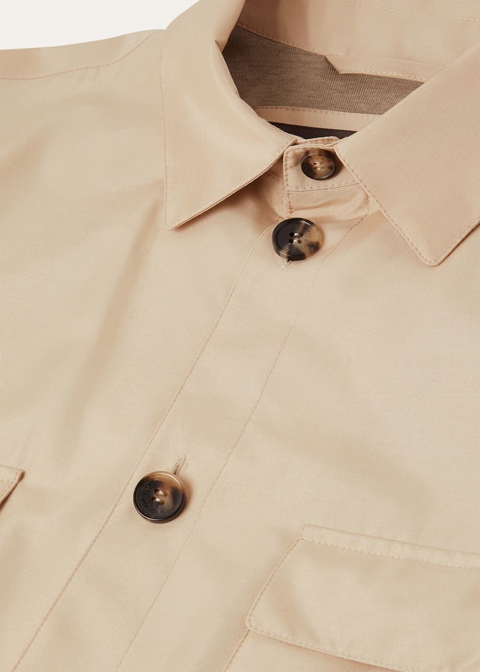 LORO PIANA OVERSHIRT SILK TECH STORM_FAQ4053_D235_3