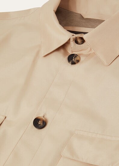 LORO PIANA OVERSHIRT SILK TECH STORM