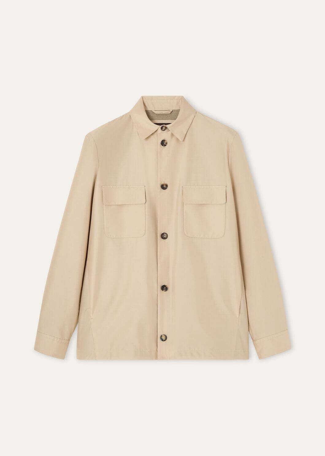 LORO PIANA OVERSHIRT SILK TECH STORM
