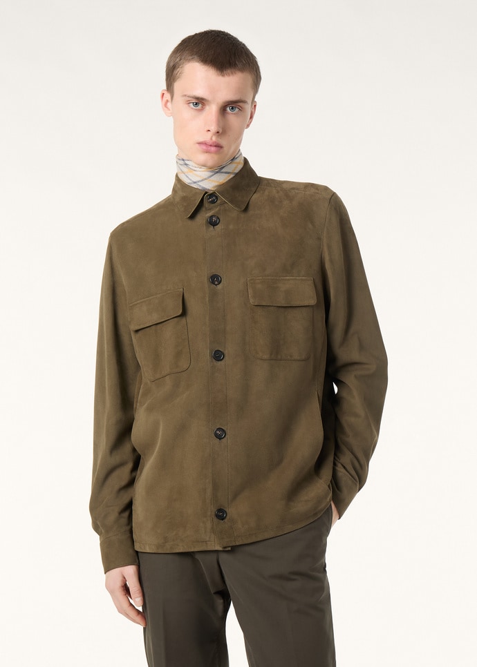 LORO PIANA OVERSHIRT LOWERED SUEDE_FAQ4057_5715_3