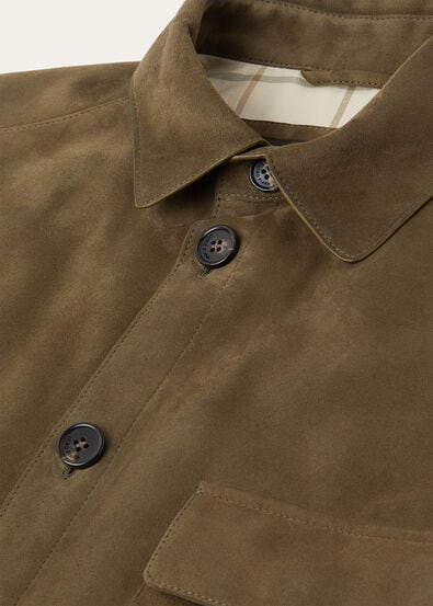 LORO PIANA OVERSHIRT LOWERED SUEDE