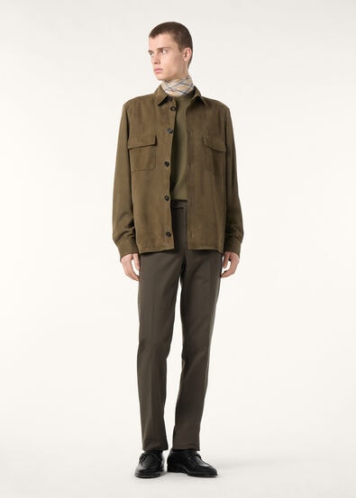 LORO PIANA OVERSHIRT LOWERED SUEDE