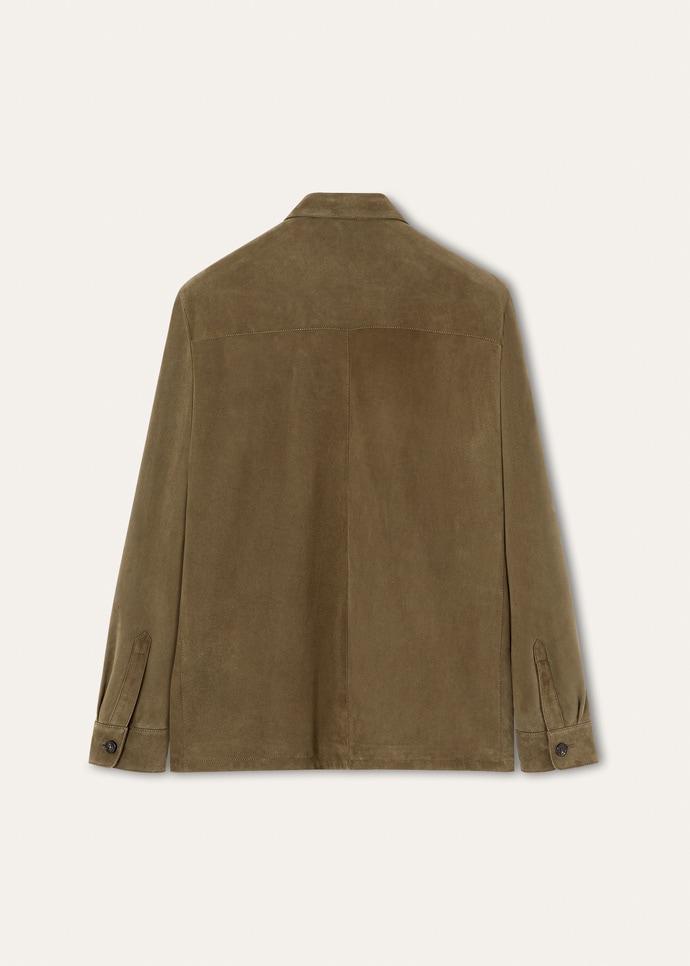 LORO PIANA OVERSHIRT LOWERED SUEDE_FAQ4057_5715_6