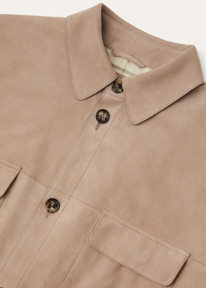 LORO PIANA OVERSHIRT LOWERED SUEDE_FAQ4057_D0IF_8