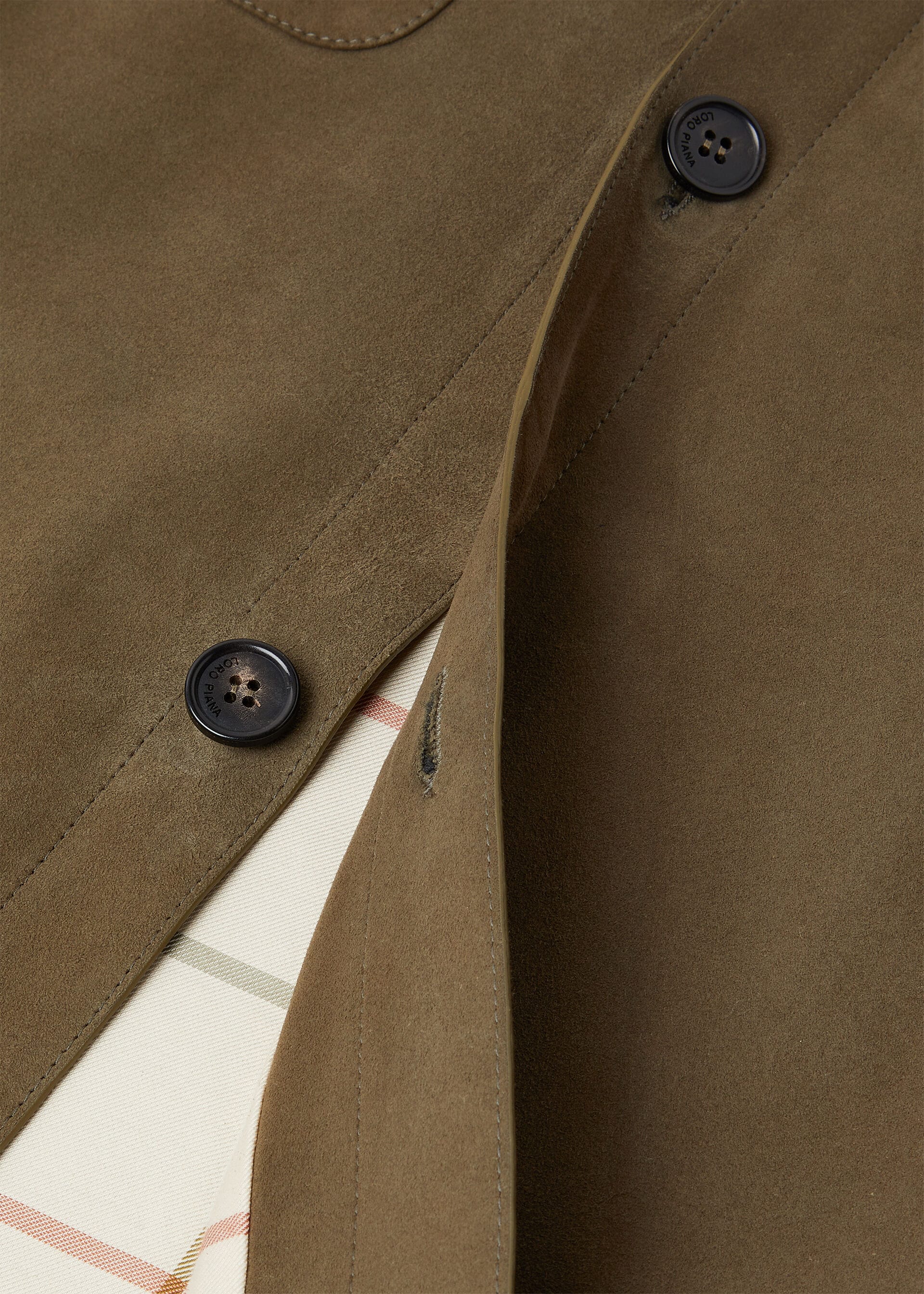 LORO PIANA OVERSHIRT LOWERED SUEDE