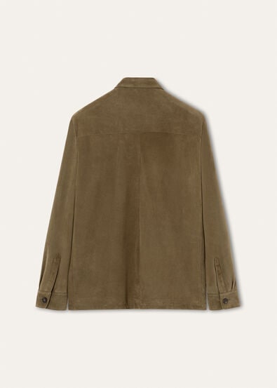 LORO PIANA OVERSHIRT LOWERED SUEDE