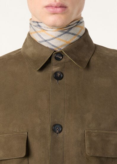 LORO PIANA OVERSHIRT LOWERED SUEDE