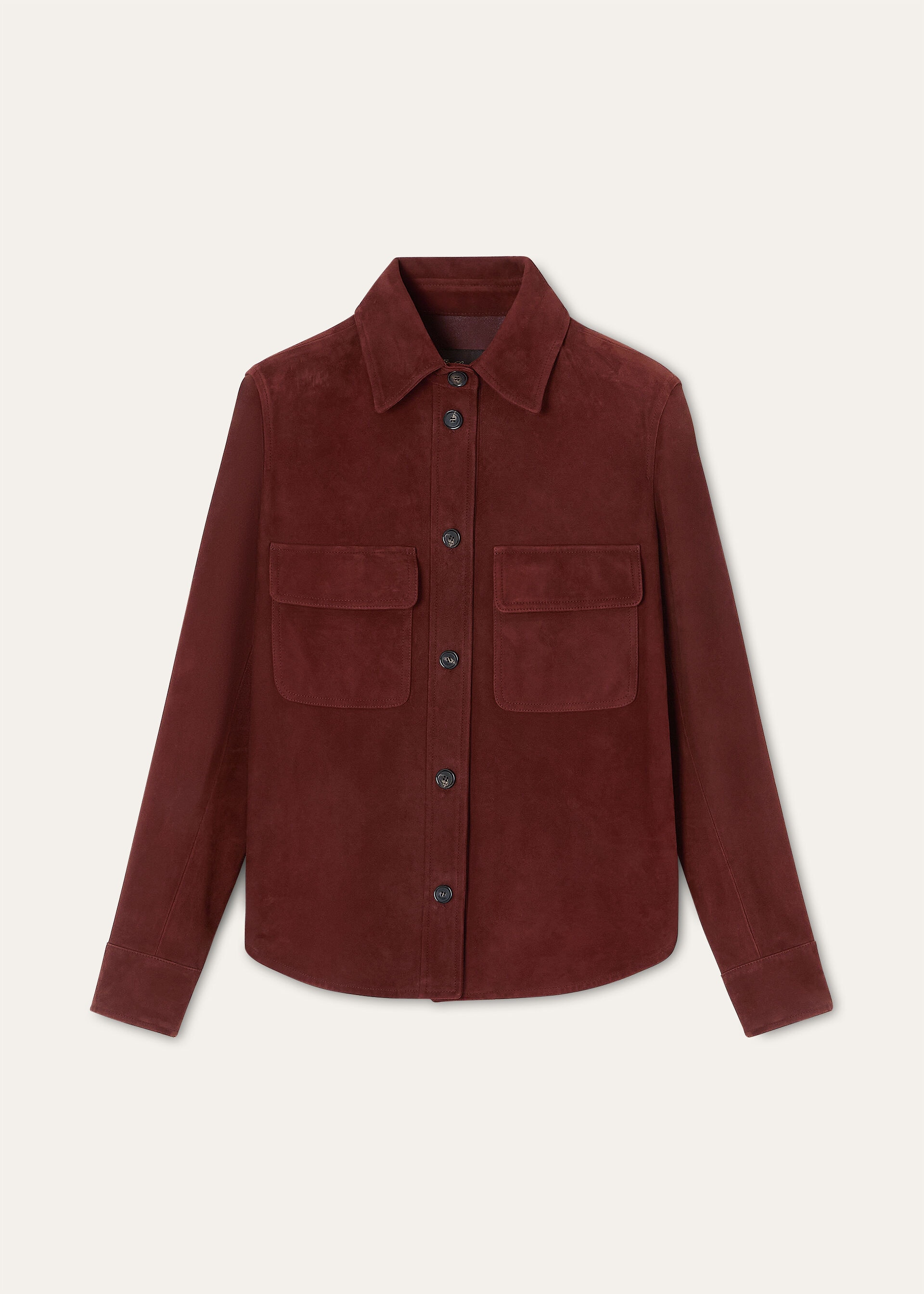 ANA SHIRT LOWERED SUEDE