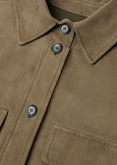 ANA SHIRT LOWERED SUEDE