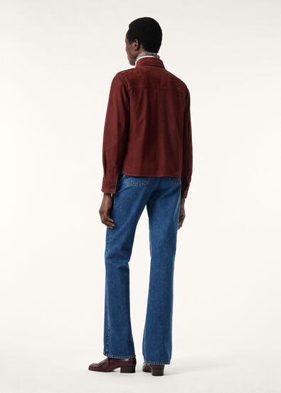 ANA SHIRT LOWERED SUEDE