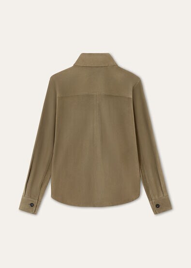 ANA SHIRT LOWERED SUEDE