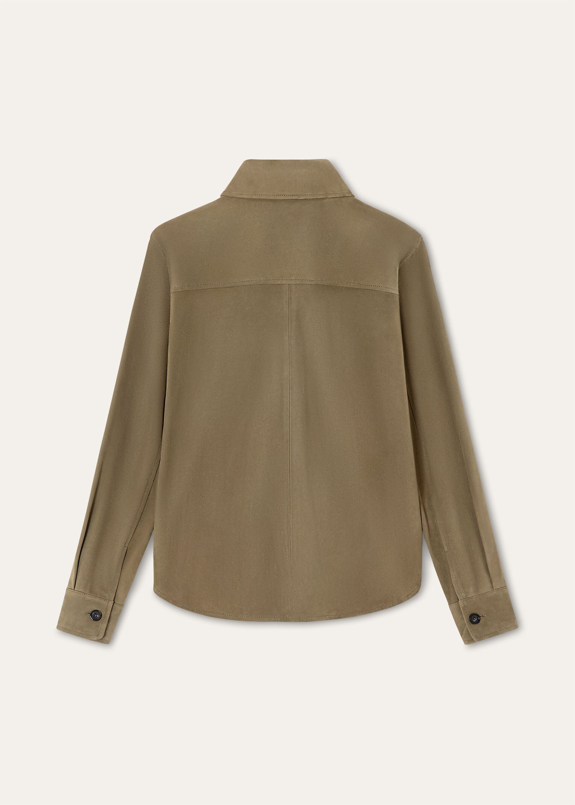 ANA SHIRT LOWERED SUEDE