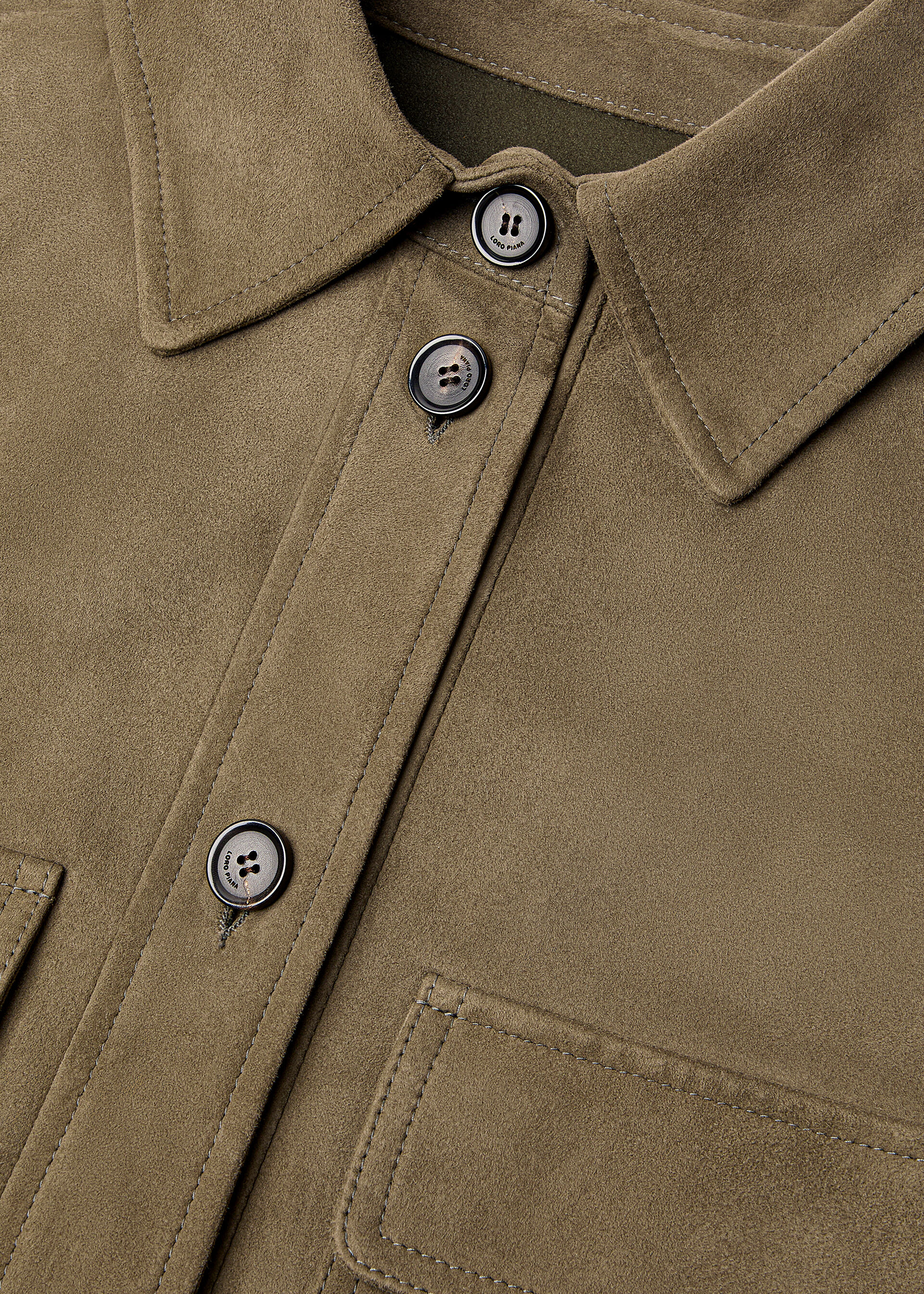 ANA SHIRT LOWERED SUEDE