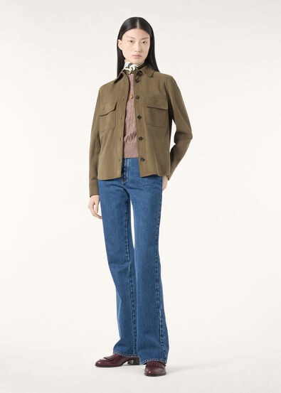 ANA SHIRT LOWERED SUEDE