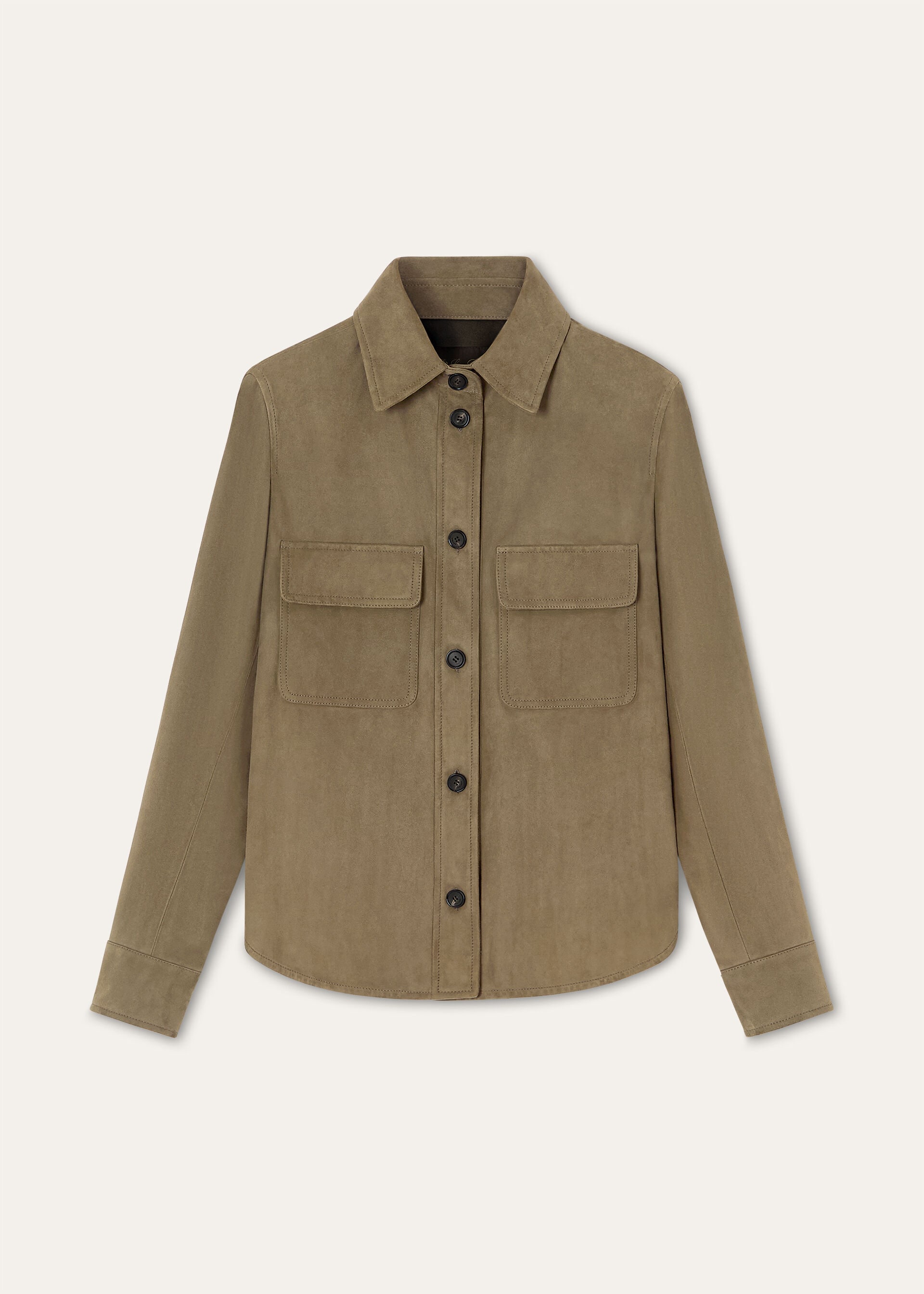 ANA SHIRT LOWERED SUEDE