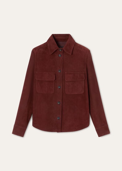 ANA SHIRT LOWERED SUEDE