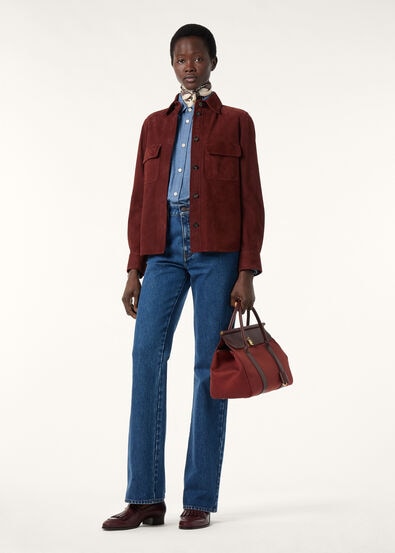 ANA SHIRT LOWERED SUEDE