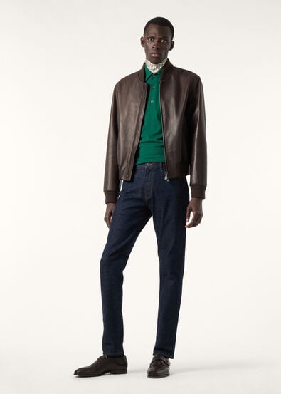 REIMS BOMBER BUTTER CALFSKIN