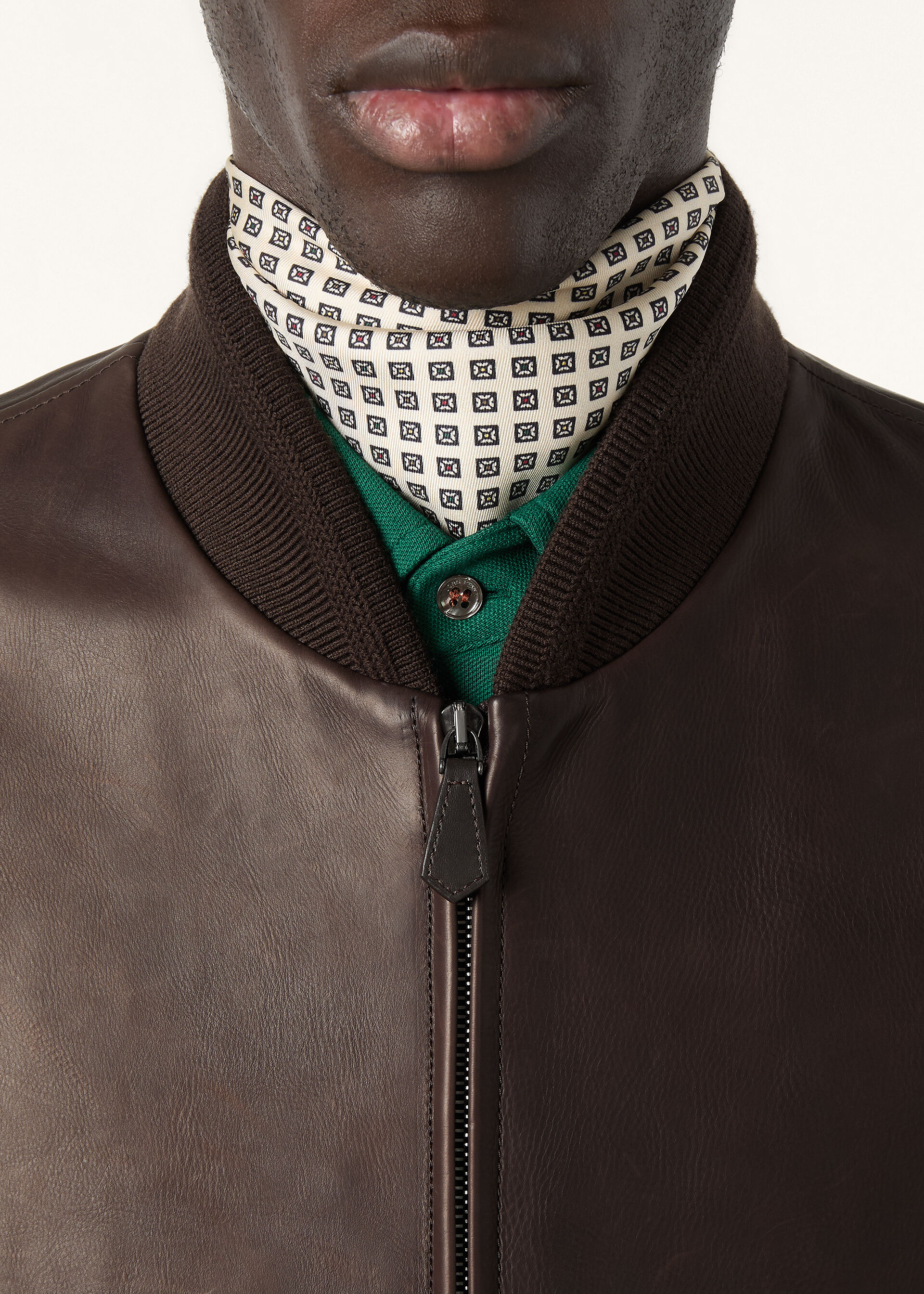 REIMS BOMBER BUTTER CALFSKIN