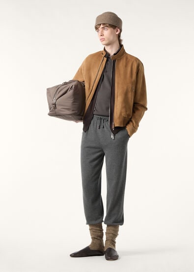 NOVAK BOMBER PLUME SUEDE