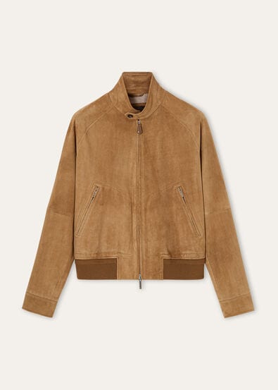 NOVAK BOMBER PLUME SUEDE